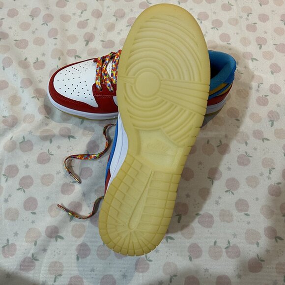 Nike Dunk Low Lebron James Fruity Pebbles Sneakers - Picture 5 of 7